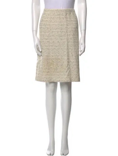 Pre-owned St. John Couture Glitter Accents Knee-length Skirt