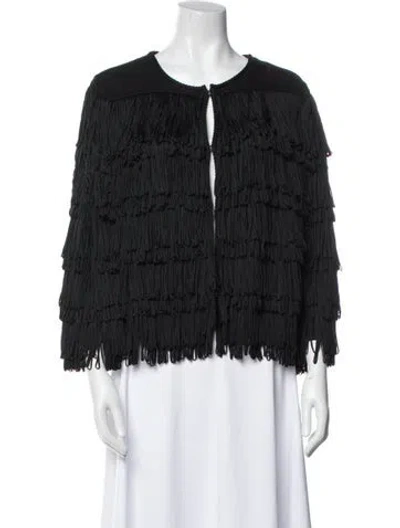 Pre-owned St. John Couture Jacket In Black