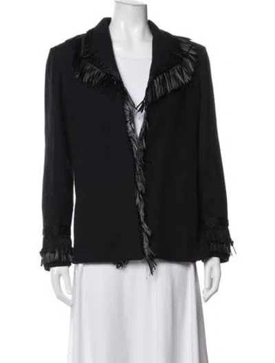 Pre-owned St. John Couture Jacket In Black