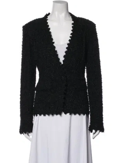 Pre-owned St. John Couture Jacket In Black