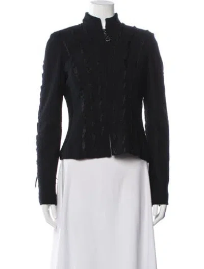 Pre-owned St. John Couture Jacket In Black