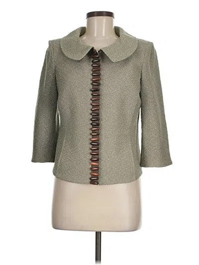 Pre-owned St. John Couture Jacket In Green