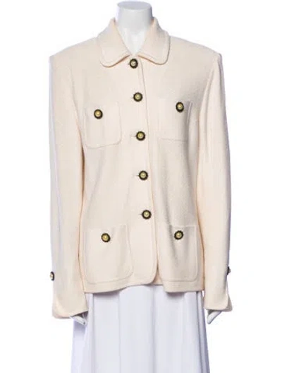Pre-owned St. John Couture Jacket In Neutral