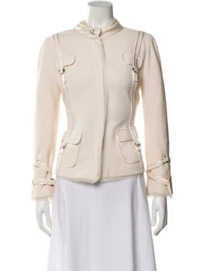 Pre-owned St. John Couture Jacket In Neutral