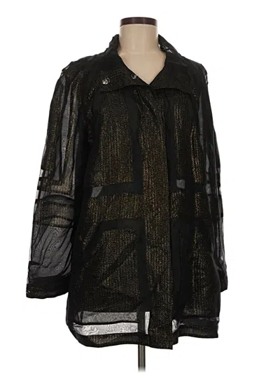 Pre-owned St. John Couture Kimono In Black