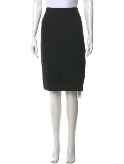 Pre-owned St. John Couture Knee-length Skirt In Black