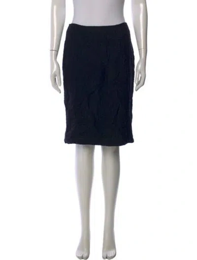 Pre-owned St. John Couture Knee-length Skirt In Black
