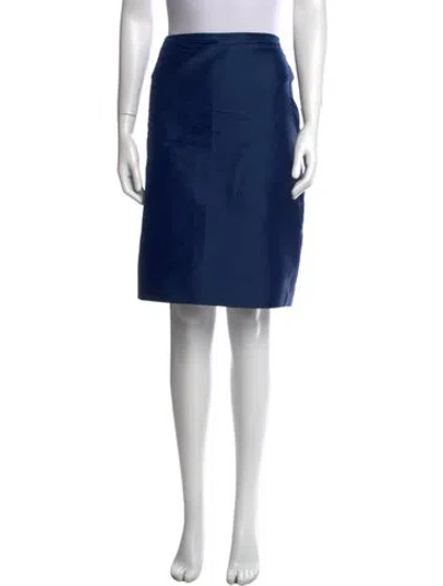 Pre-owned St. John Couture Knee-length Skirt In Blue