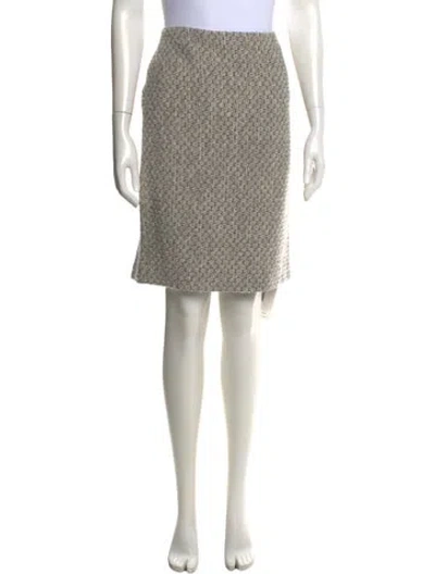 Pre-owned St. John Couture Knee-length Skirt In Neutral