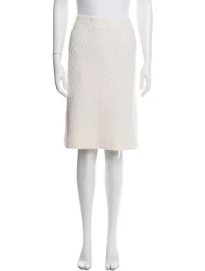Pre-owned St. John Couture Knee-length Skirt In Neutral