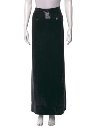 Pre-owned St. John Couture Long Skirt In Black