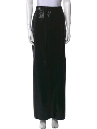 Pre-owned St. John Couture Long Skirt In Black