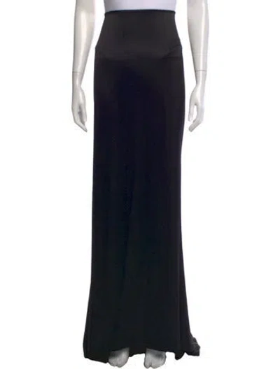 Pre-owned St. John Couture Long Skirt In Black