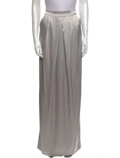 Pre-owned St. John Couture Long Skirt In Gray