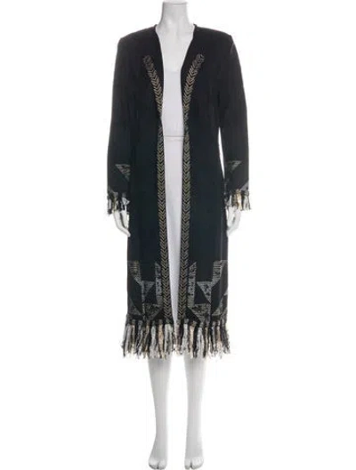 Pre-owned St. John Couture Patterned Coat In Multi
