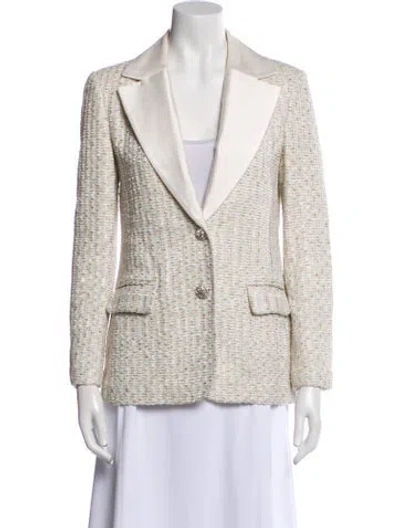 Pre-owned St. John Couture Printed Blazer