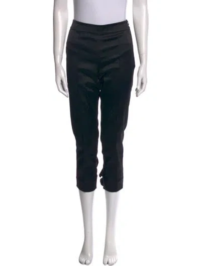 Pre-owned St. John Couture Skinny Leg Pants In Black