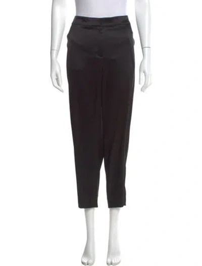 Pre-owned St. John Couture Straight Leg Pants In Black