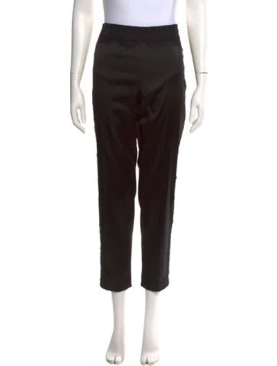 Pre-owned St. John Couture Straight Leg Pants In Black
