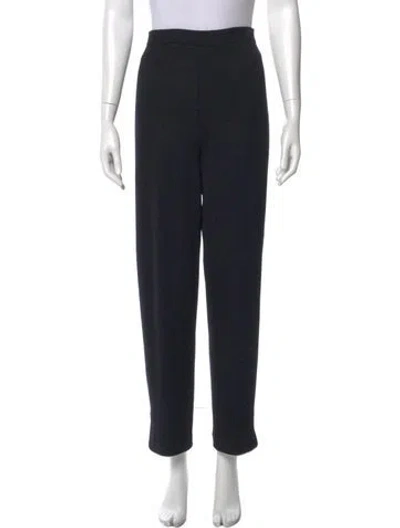 Pre-owned St. John Couture Straight Leg Pants In Blue