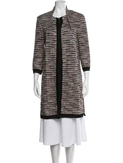 Pre-owned St. John Couture Tweed Pattern Jacket