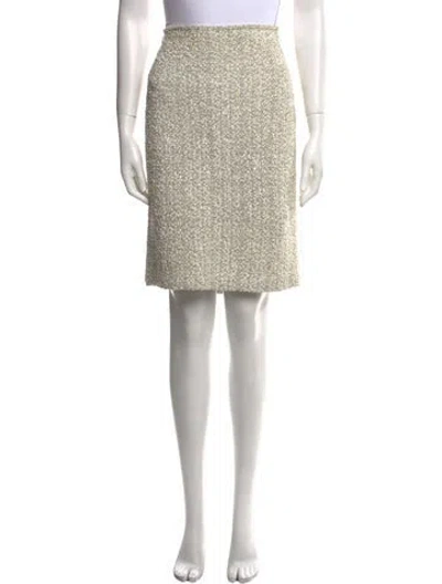 Pre-owned St. John Couture Vintage Knee-length Skirt In Neutral