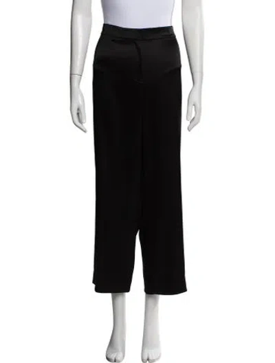 Pre-owned St. John Couture Wide Leg Pants In Black