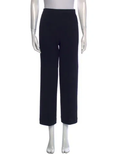 Pre-owned St. John Couture Wide Leg Pants In Black