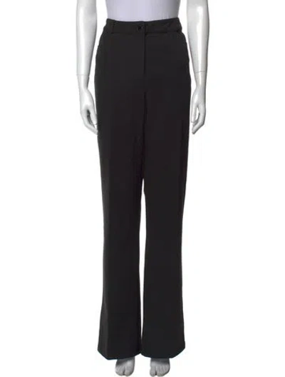 Pre-owned St. John Couture Wide Leg Pants In Black