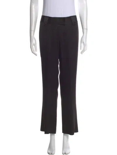 Pre-owned St. John Couture Wide Leg Pants In Black