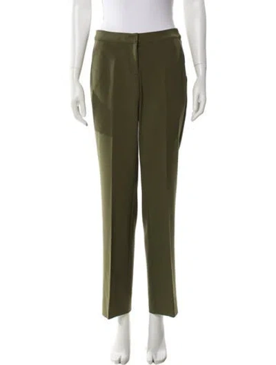 Pre-owned St. John Couture Wide Leg Pants In Green