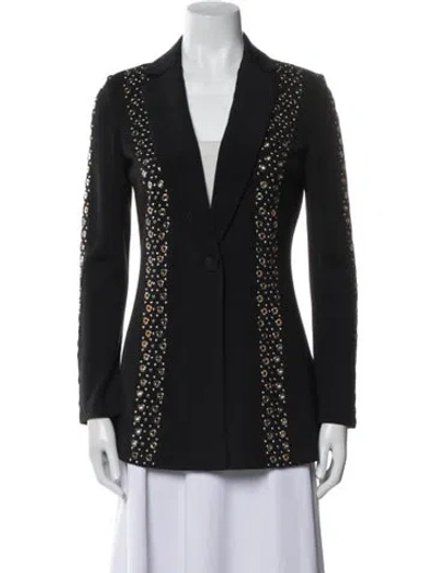 Pre-owned St. John Couture Wool Evening Jacket In Black