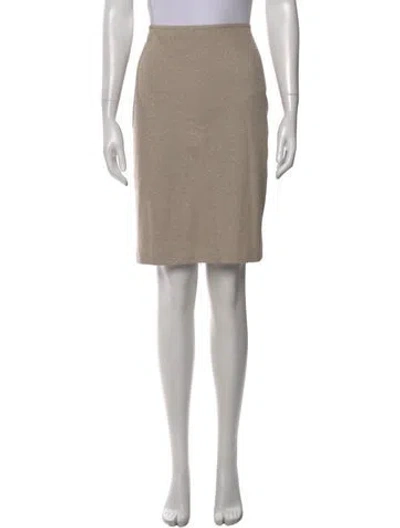 Pre-owned St. John Couture Wool Knee-length Skirt