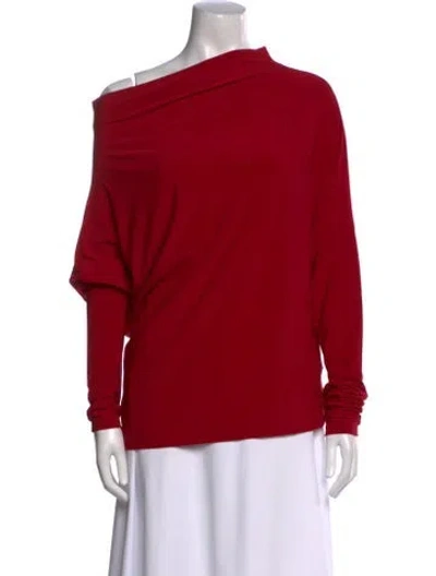 Pre-owned St John Cowl Neck Sweater In Multi
