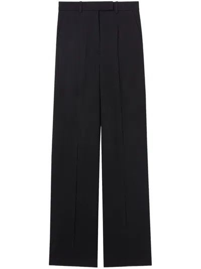 St John Creased High-waisted Trousers In Black