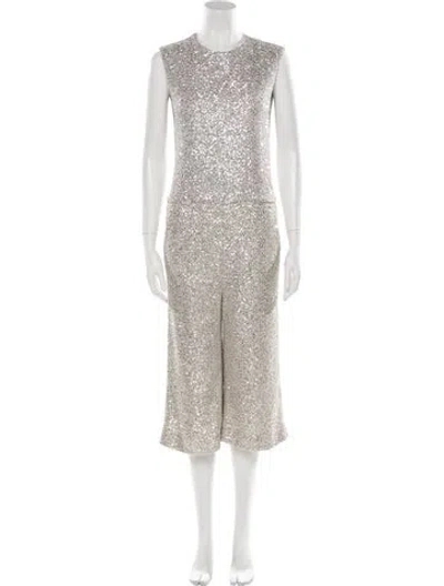 Pre-owned St John Crew Neck Jumpsuit