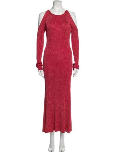 Pre-owned St John Crew Neck Long Dress W/ Tags