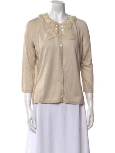 Pre-owned St John Crew Neck Sweater