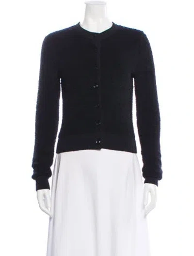 Pre-owned St John Crew Neck Sweater In Black