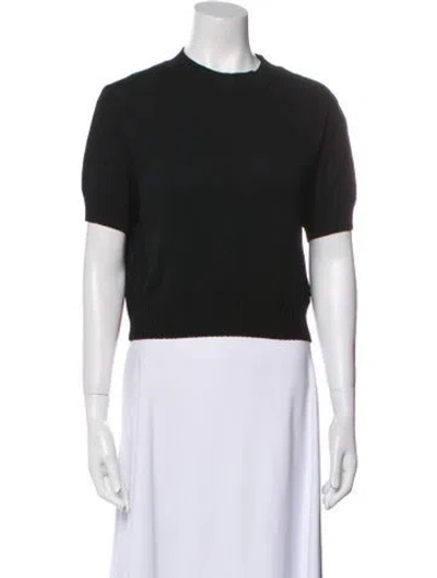 Pre-owned St John Crew Neck Sweater In Blue