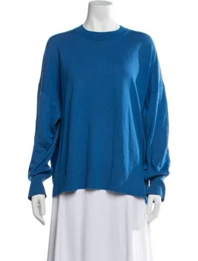 Pre-owned St John Crew Neck Sweater In Blue