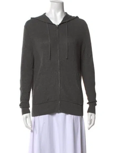 Pre-owned St John Crew Neck Sweater In Grey