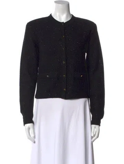 Pre-owned St John Crew Neck Sweater In Multi