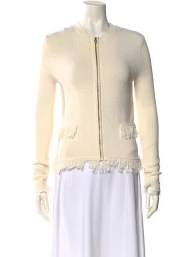 Pre-owned St John Crew Neck Sweater In Neutral