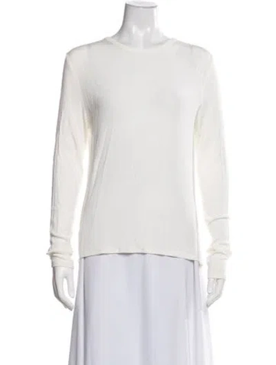 Pre-owned St John Crew Neck Sweater In Neutrals