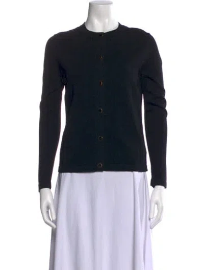 Pre-owned St John Crew Neck Sweater W/ Tags In Black