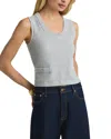 St John Cropped Sweater Tank Top In Mist