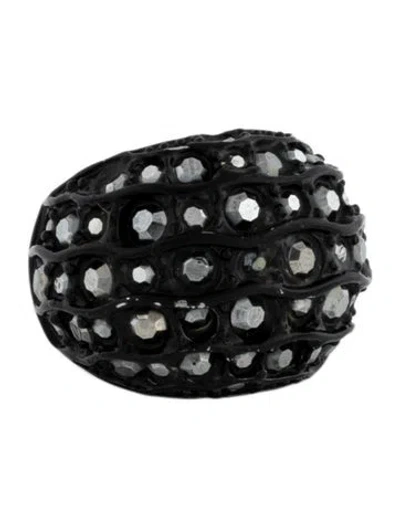 Pre-owned St John Crystal Ring In Multicolor