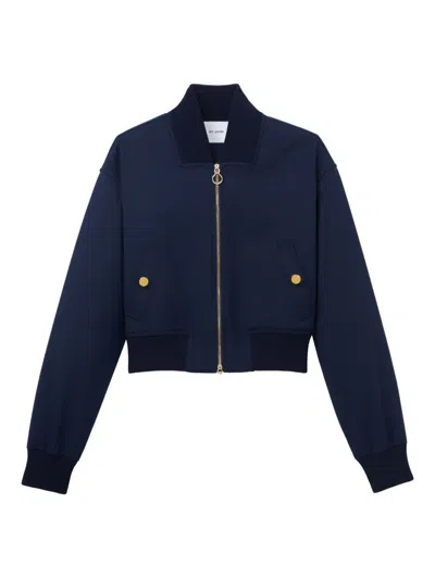 St John Dakota Cropped Bomber Jacket