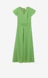 St John Dana Dress In Lightweight Crepe